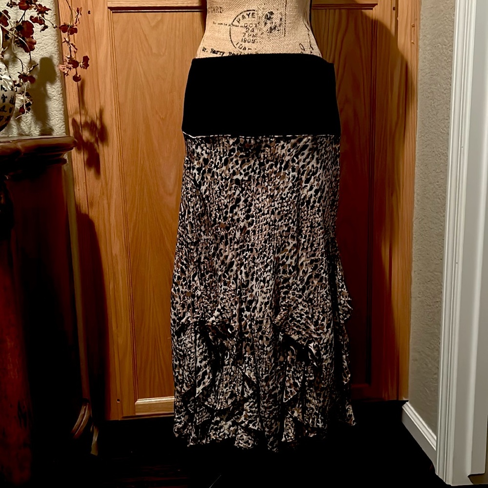 Gently used cheetah skirt, by Ralph Lauren
